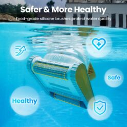 Hydro 3 Cordless Robotic Pool Cleaner, 150W Pool Vacuum with Wall Climbing Function, 200mins Runtime, 2 Brushless Motor