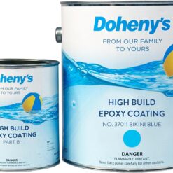 Doheny’s Pro-Grade High Build Self-Priming Epoxy Swimming Pool Paint | A Superior Epoxy Coating That, Bikini Blue