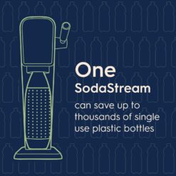 SodaStream ART Sparkling Water Maker, VALUE BUNDLE, CQC CO2 system, Combine with Pepsi Flavors, Black
