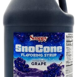 Snappy Sno Cone Syrup Mix & Match 4 Pack, 1 Gallon (128 ounces) Sizes, Flavored Syrup for Shaved Ice, 14 Flavor Options