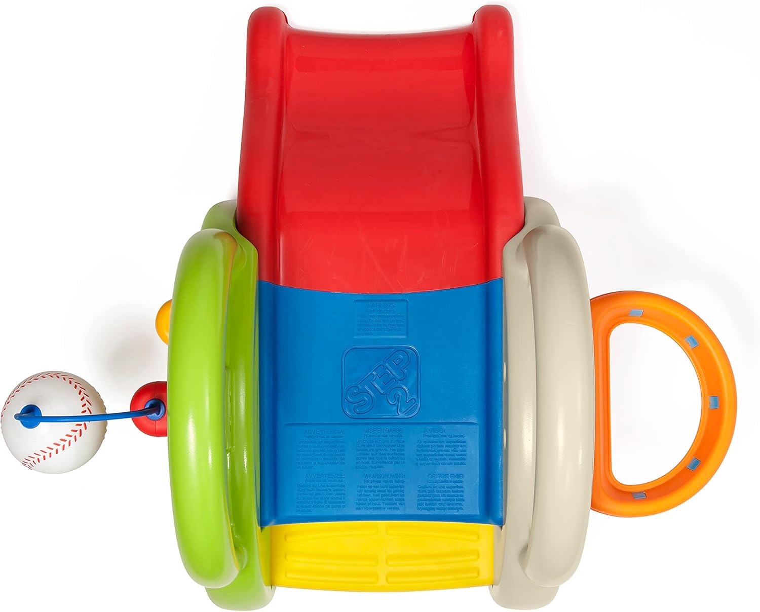 Step2 Sport-Tastic Activity Center, Kids Playhouse, Indoor/Outdoor Playset & Slide, Play Gym Includes Bat & Balls