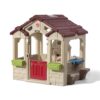 Step2 Charming Cottage Kids Playhouse, Indoor/Outdoor Playset, Interactive Play with Sounds, For Toddlers 2+ Years Old