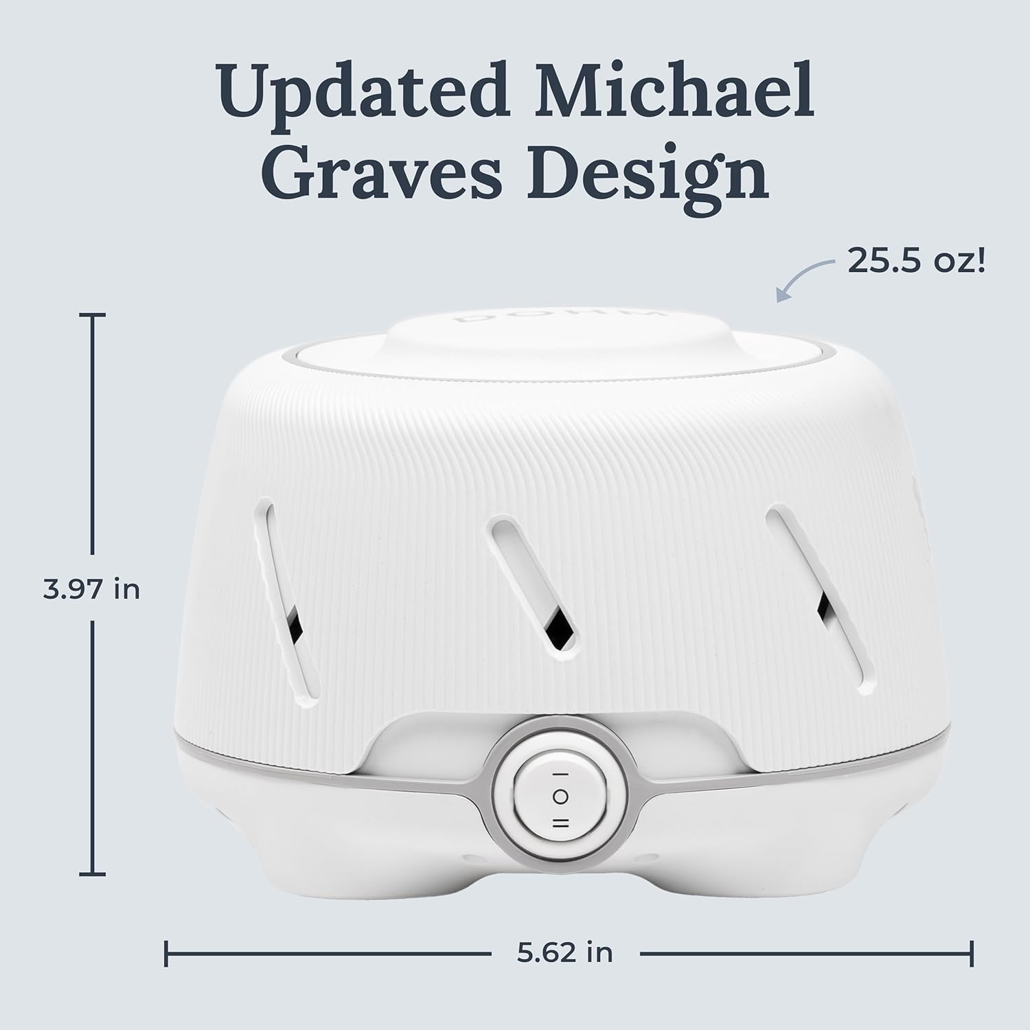 Yogasleep Dohm (White/Gray) The Original White Noise Machine, Relaxing Natural Sound from a Real Fan
