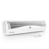 Vornado TRANSOM Window Fan with 4 Speeds, Remote Control, Reversible Exhaust Mode, Weather Resistant Case, Whole Room, Ice White