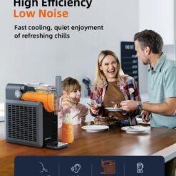 CyberChill Slushie Machine, 24-Hour Delay Start&Cold Retention, Frozen Drink Maker with 5 Preset Programs