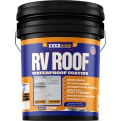 EverBond RV Roof Coating - Liquid Rubber RV Roof Sealant for Camper Roofs, Trailers, Motorhomes, and Metal Buildings