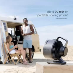 Shark FlexBreeze HydroGo Fan Ultra-powerful Portable Fan, Grey, FA052