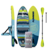 BOTE Kids FlowRider Aero 8′ Native Rips Hybrid Inflatable Paddle Board