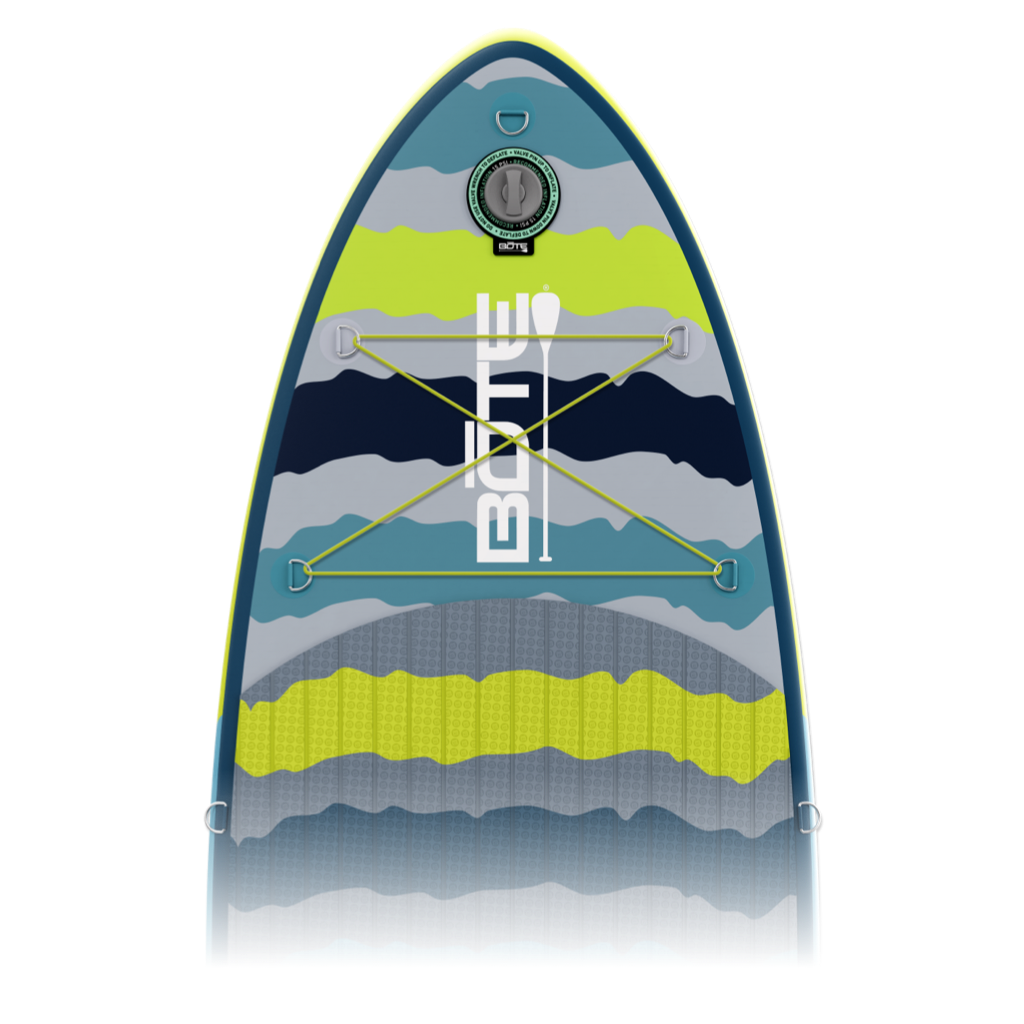 BOTE Kids FlowRider Aero 8′ Native Rips Hybrid Inflatable Paddle Board