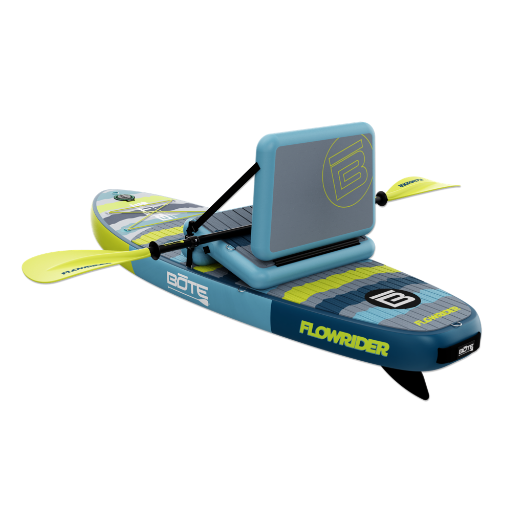 BOTE Kids FlowRider Aero 8′ Native Rips Hybrid Inflatable Paddle Board