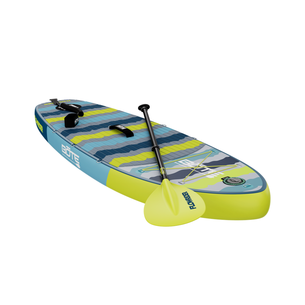 BOTE Kids FlowRider Aero 8′ Native Rips Hybrid Inflatable Paddle Board