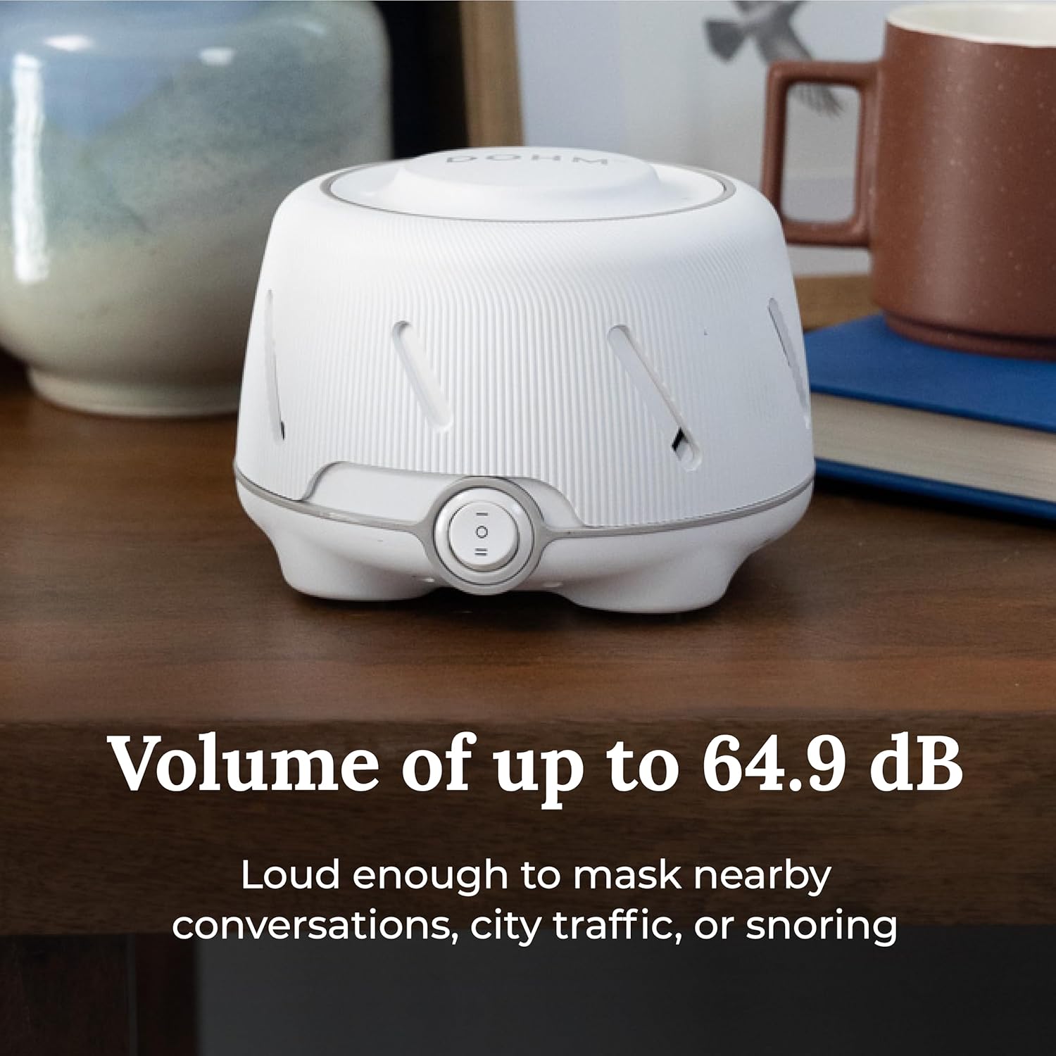 Yogasleep Dohm (White/Gray) The Original White Noise Machine, Relaxing Natural Sound from a Real Fan