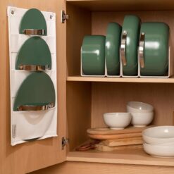 Caraway Nonstick Ceramic Cookware Set (12 Piece) Pots, Pans, Lids and Kitchen Storage - Perracotta