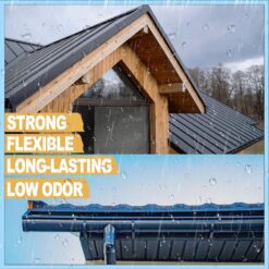 Wadities Wall Bathroom Roof Water-Based Waterproof Coating, Liquid Waterproof Sealant Clear - 5 Gallon
