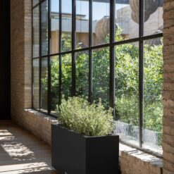 Veradek Block Series Long Box Planter - Large Rectangular Planter for Indoor or Outdoor Patio/Porch