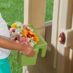 Step2 Charming Cottage Kids Playhouse, Indoor/Outdoor Playset, Interactive Play with Sounds, For Toddlers 2+ Years Old