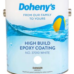 Doheny’s Pro-Grade High Build Self-Priming Epoxy Swimming Pool Paint | A Superior Epoxy Coating That, White