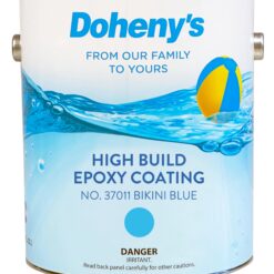 Doheny’s Pro-Grade High Build Self-Priming Epoxy Swimming Pool Paint | A Superior Epoxy Coating That, Bikini Blue