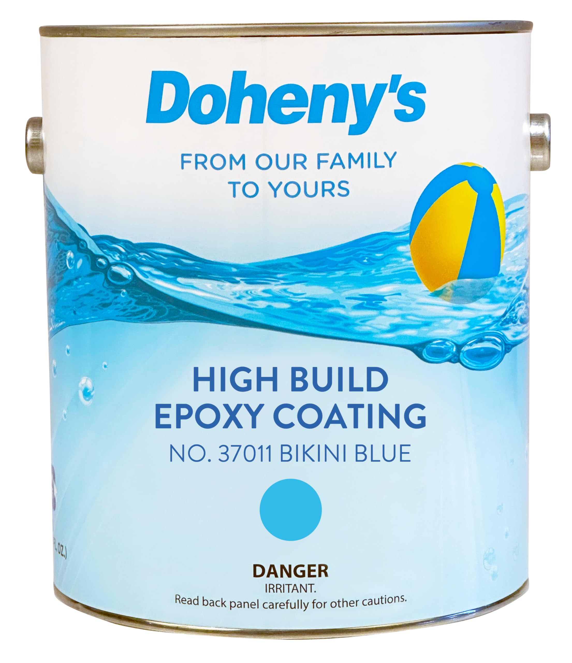 Doheny’s Pro-Grade High Build Self-Priming Epoxy Swimming Pool Paint | A Superior Epoxy Coating That, Bikini Blue
