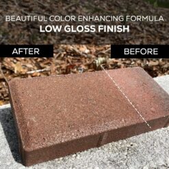 DOMINATOR LG+ Clear Acrylic Sealer 2.5 Gal, Low Gloss Paver Sealer, Wet Look, Color Enhancing, Professional Grade