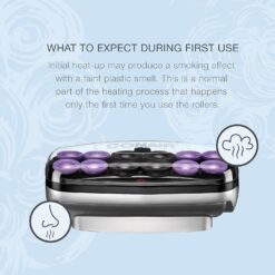 Conair Hot Rollers Hair Curlers for Long, Medium and All Hair, Heated Rollers with Roller Clips Included