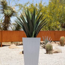 Veradek V-Resin Indoor/Outdoor Taper Planter, Set of 2 (30 inch, Grey)