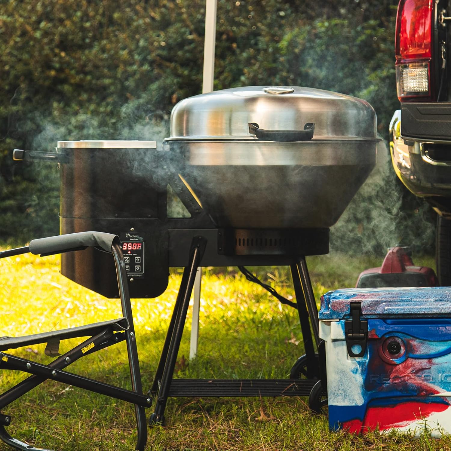 Recteq Pellet Grill RT-B380 Bullseye, BBQ, Outdoor, and Electric Pellet Smoker Grill, Electric Smokers