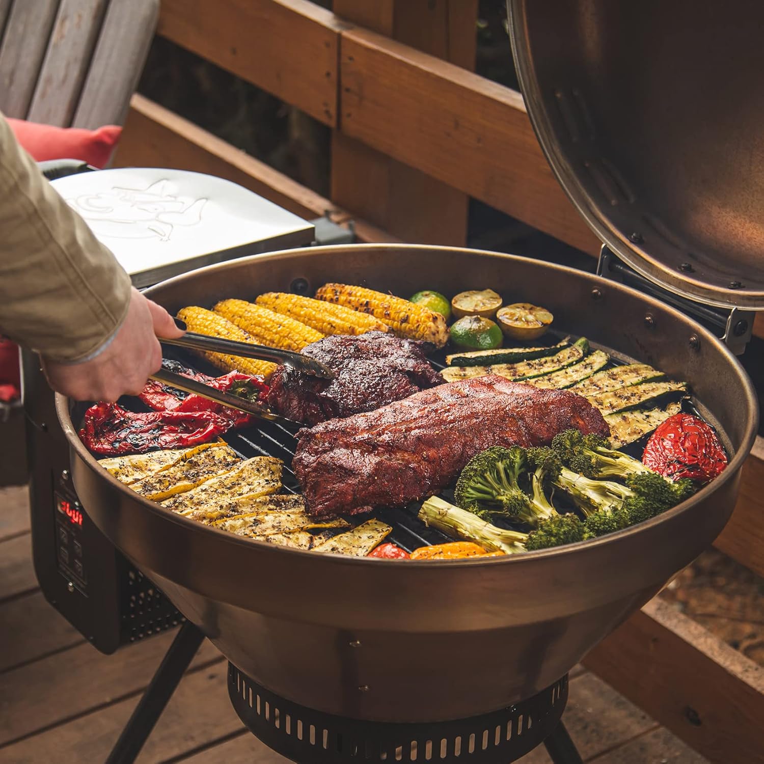 Recteq Pellet Grill RT-B380 Bullseye, BBQ, Outdoor, and Electric Pellet Smoker Grill, Electric Smokers