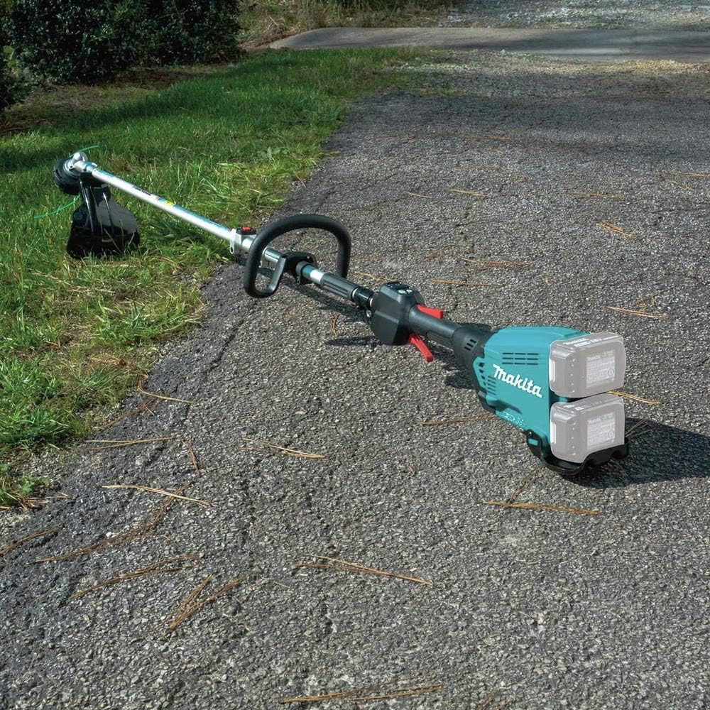 Makita XUX01ZM5 36V (18V X2) LXT Brushless Couple Shaft Power Head with String Trimmer Attachment, Tool Only