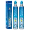 SodaStream CO2 Gas Refill Pack - 2 Cylinders, BLUE Screw - in System