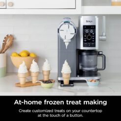Ninja Swirl by CREAMi Ice Cream and Soft Serve Maker, Sorbet, Milkshake, Frozen Yogurt, Low Calories Program & More, 13-in-1