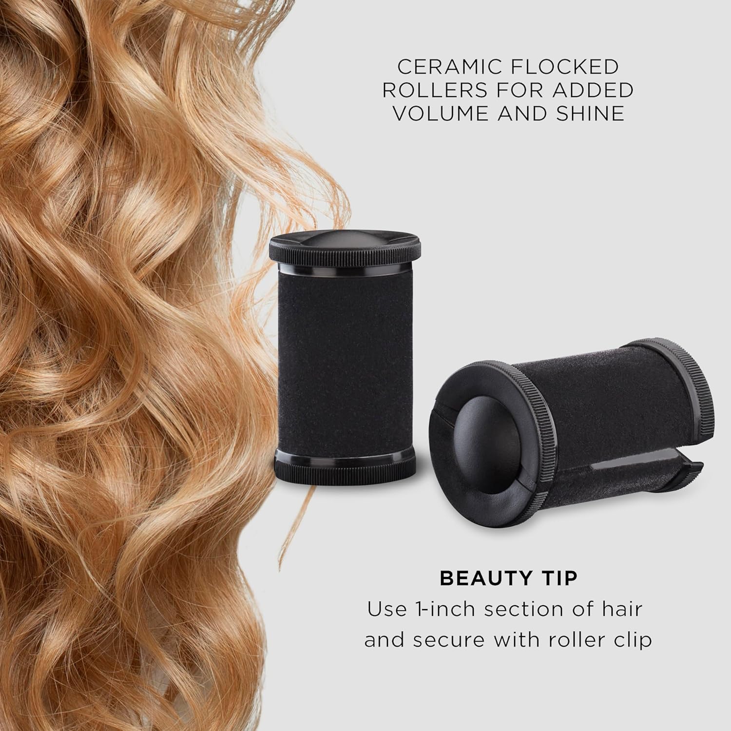 Conair Hot Rollers Hair Curlers for Long, Medium and All Hair | Heated Rollers with Hair Roller Clips Included