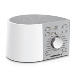 Adaptive Sound Technologies Sound + Sleep SE Noise Machine - White Noise Machine - White/Silver