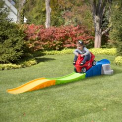 Step2 Anniversary Edition Up & Down Indoor Outdoor Roller Coaster Toy w/ Car