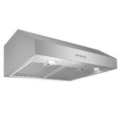 Cosmo 30 in. Haven Collection Ducted Under Cabinet Range Hood, LED Lights, Button Control, Permanent Filters, Stainless Steel