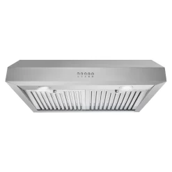 Cosmo 30 in. Haven Collection Ducted Under Cabinet Range Hood, LED Lights, Button Control, Permanent Filters, Stainless Steel