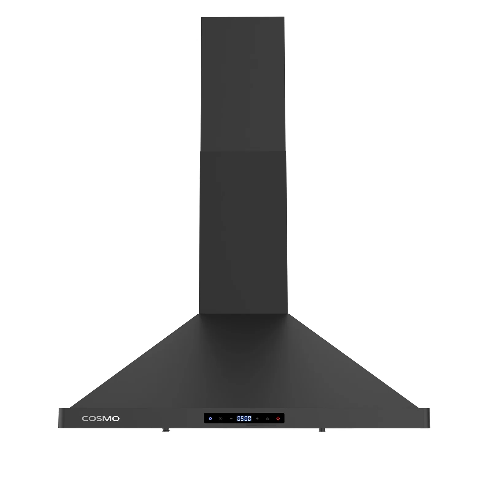 Cosmo 30 in. Vista Collection Ducted Wall Mount Range Hood, Touch Controls, LED Lights, Permanent Filters, Matte Black