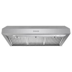 Cosmo 36 in. Haven Collection Ducted Under Cabinet Range Hood, LED Lights, Button Controls, Permanent Filters, Stainless Steel