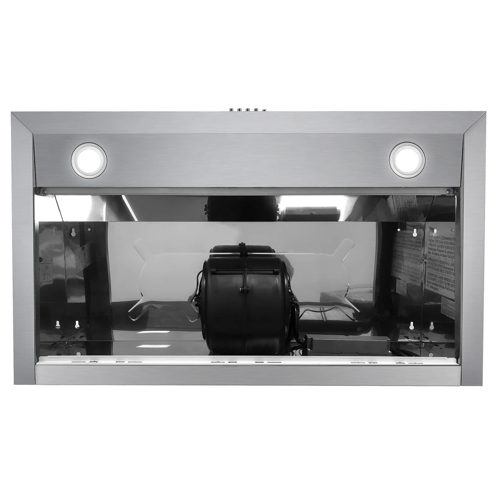 Cosmo 36 in. Haven Collection Ducted Under Cabinet Range Hood, LED Lights, Button Controls, Permanent Filters, Stainless Steel