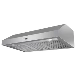 Cosmo 36 in. Haven Collection Ducted Under Cabinet Range Hood, LED Lights, Button Controls, Permanent Filters, Stainless Steel