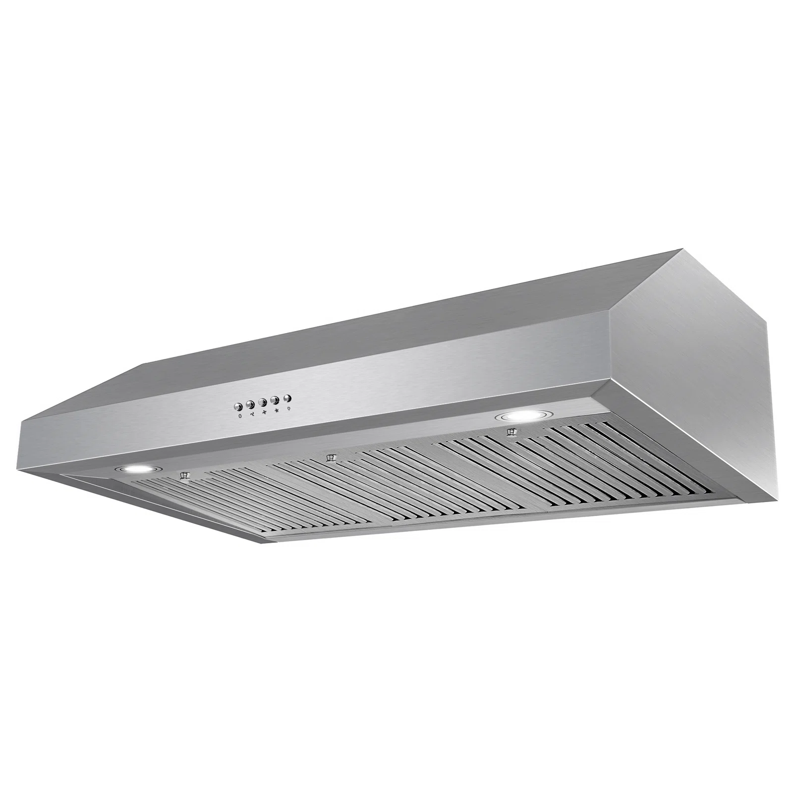 Cosmo 36 in. Haven Collection Ducted Under Cabinet Range Hood, LED Lights, Button Controls, Permanent Filters, Stainless Steel