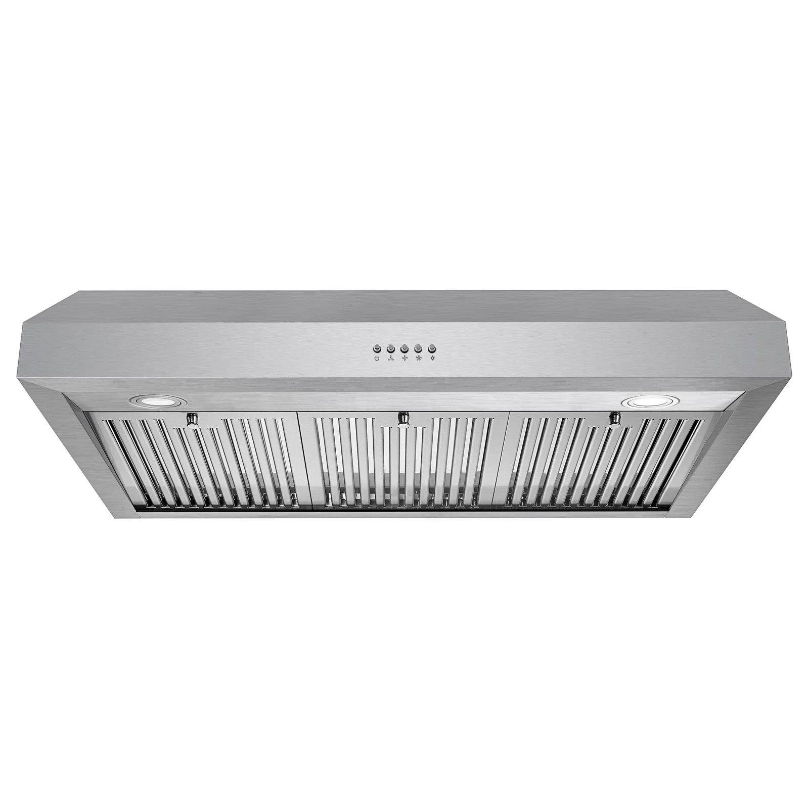 Cosmo 36 in. Haven Collection Ducted Under Cabinet Range Hood, LED Lights, Button Controls, Permanent Filters, Stainless Steel