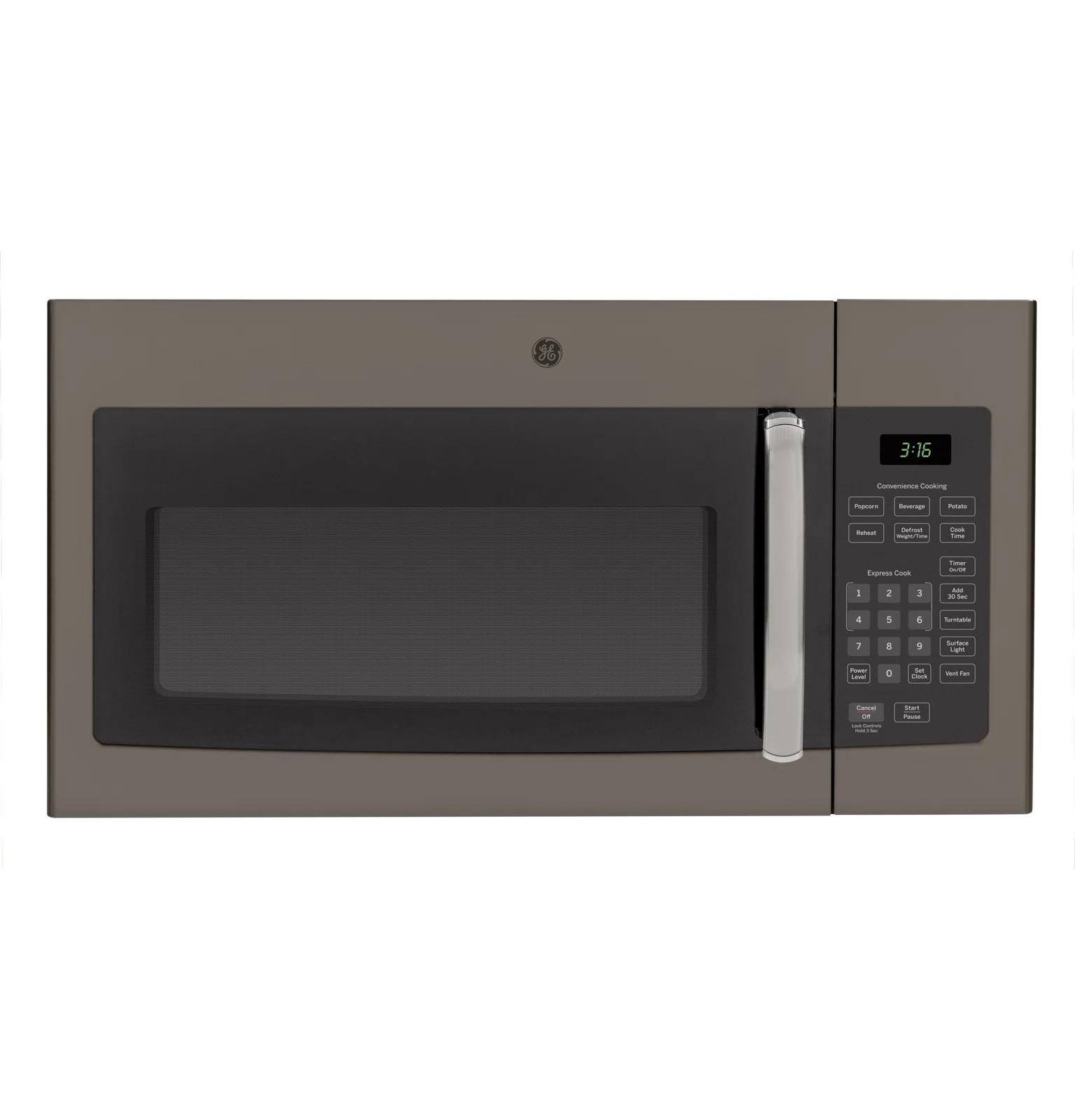 GE Appliances 30" 1.6 cu.ft. Over-The-Range Microwave, Slate