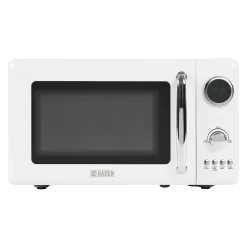 HADEN .7 Cubic Foot Countertop Microwave, Ivory