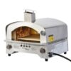 Flame King Outdoor Portable Stainless Steel Propane Pizza Oven Gas With Stone