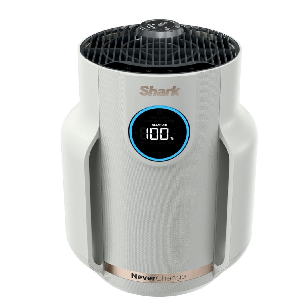 Shark NeverChange Air Purifier Compact Pro, Long-Lasting HEPA-Exceeding Filtration, HP072