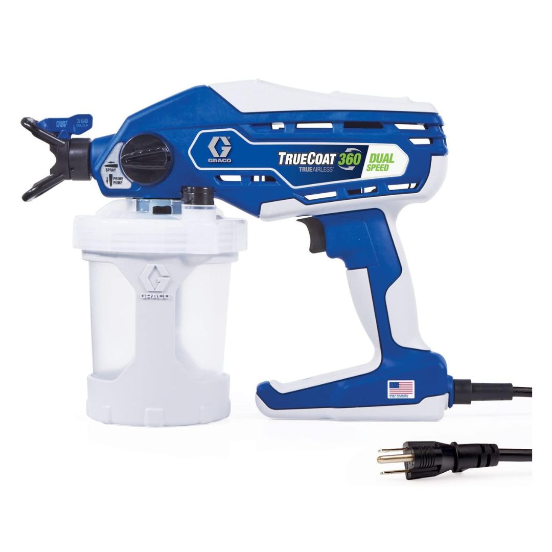 Graco 26D281 TrueCoat 360 Dual Speed Paint Sprayer, Blue/White