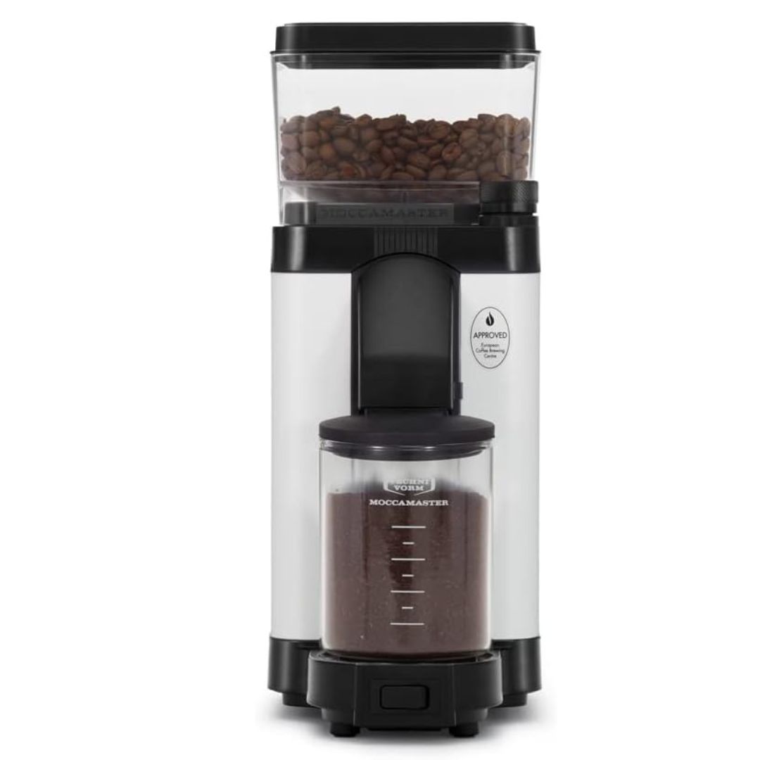 Technivorm Moccamaster 49522 KM5 Burr Coffee Grinder, Matte White