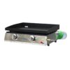 Flame King 22 Inch Portable Double Burner Griddle Iron Auto Ignite