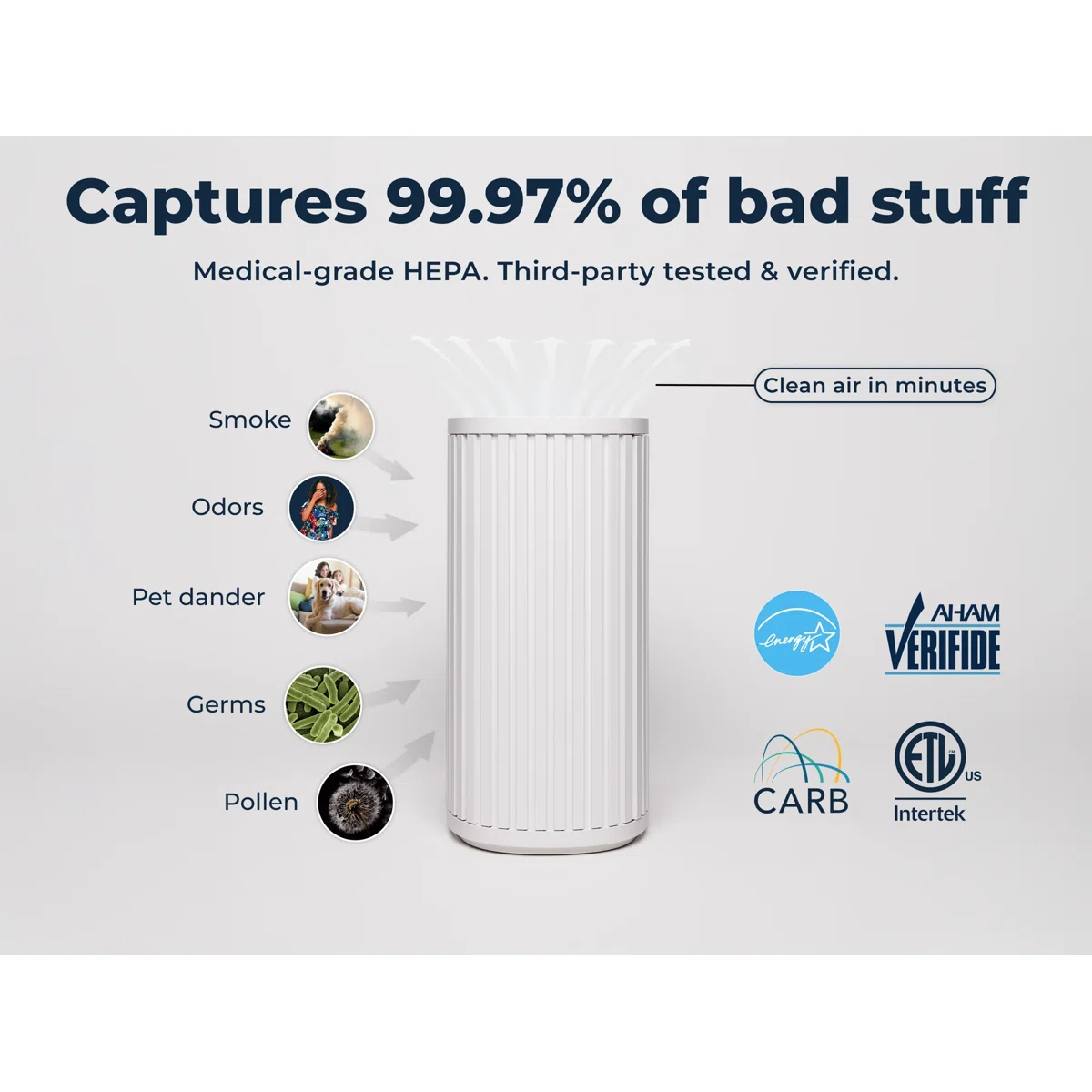 Windmill Smart 3-in-1 True HEPA Air Purifier - Image 4